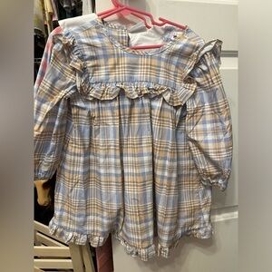 Stitchy fish toddler girl dress 2t